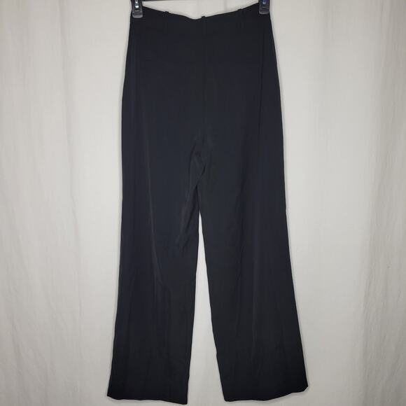 French Connection Women's Harry Wide Leg Suiting Pants Black NWT Size 6 - Picture 8 of 11